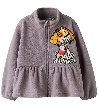 Name It Fleecejakke - NmfJadda - Lavender Gray/Paw Patrol