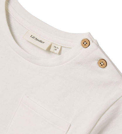 Lil Atelier T-shirt - Noos - NmmDolan - Coconut Milk