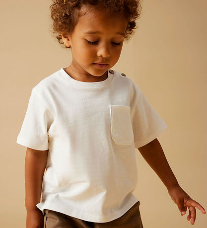 Lil Atelier T-shirt - Noos - NmmDolan - Coconut Milk