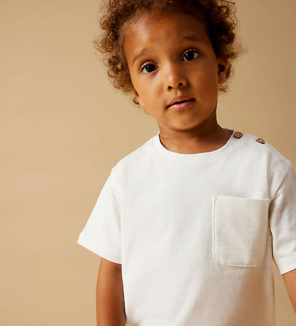 Lil Atelier T-shirt - Noos - NmmDolan - Coconut Milk