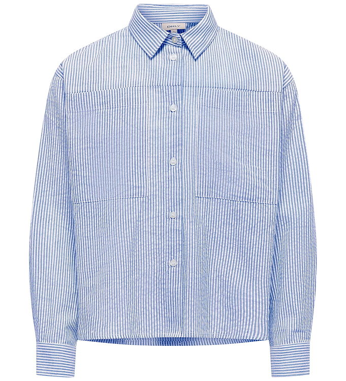 Kids Only Skjorte - KogSmilla - Cloud Dancer/Clear Sky