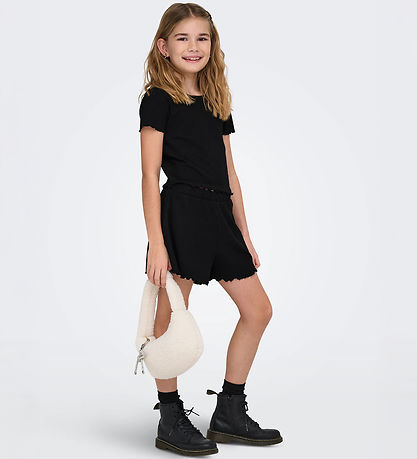 Kids Only Shorts - Noos - Wide - KogNella - Black