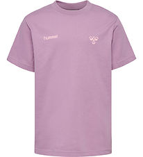 Hummel T-shirt - hmlJR Graphic - Lavender Mist