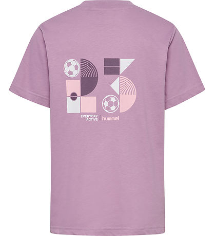 Hummel T-shirt - hmlJR Graphic - Lavender Mist