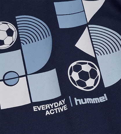Hummel T-shirt - hmlJR Graphic - Dress Blues