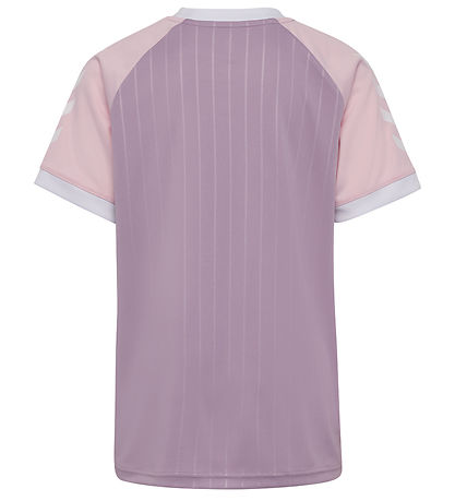 Hummel T-shirt - hmlJR Stripe - Lavender Mist