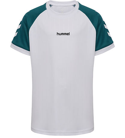 Hummel T-shirt - hmlJR Stripe - White