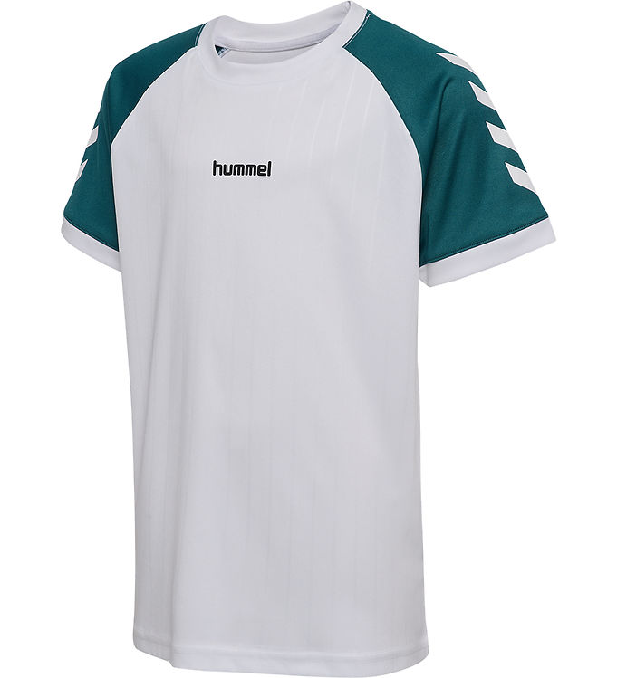 Hummel T-shirt - hmlJR Stripe - White