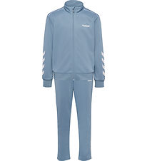 Hummel Træningssæt - hmlJR - Faded Denim