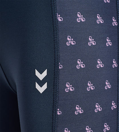 Hummel Leggings - hmlJR - Mix Mid Waist - Black Iris