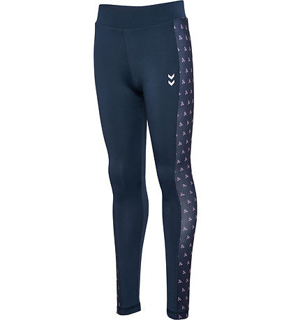 Hummel Leggings - hmlJR - Mix Mid Waist - Black Iris