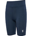 Hummel Shorts - hmlJR - High Waist - Black Iris/Black Iris