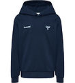 Hummel Hættetrøje - hmlJR - Graphic - Dress Blues