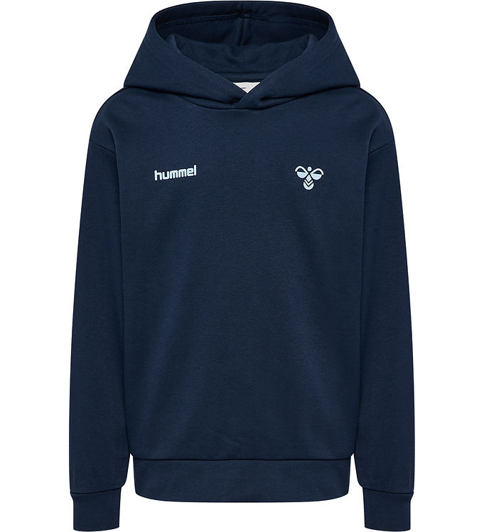 Hummel Hættetrøje - hmlJR - Graphic - Dress Blues