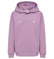 Hummel Hættetrøje - hmlJR  Graphic - Lavender Mist