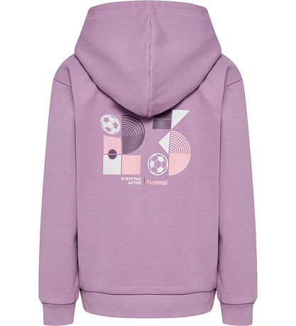 Hummel Hættetrøje - hmlJR  Graphic - Lavender Mist