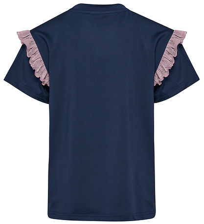 Hummel T-shirt - hmlJR - Glitter - Black Iris