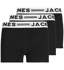 Jack & Jones Boxershorts - Noos - 3-pak - Sense - Sort