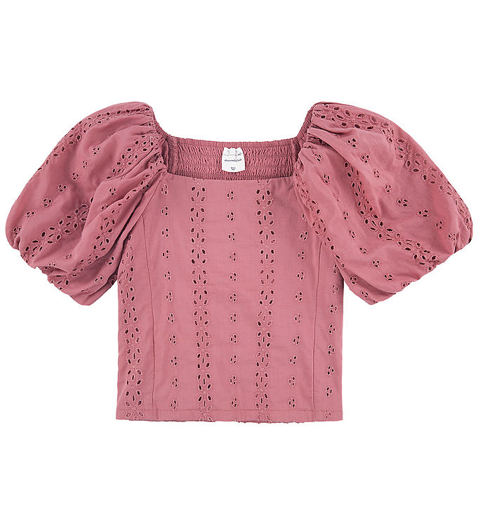 Abercrombie & Fitch Top - Eyelet - Mesa Rose
