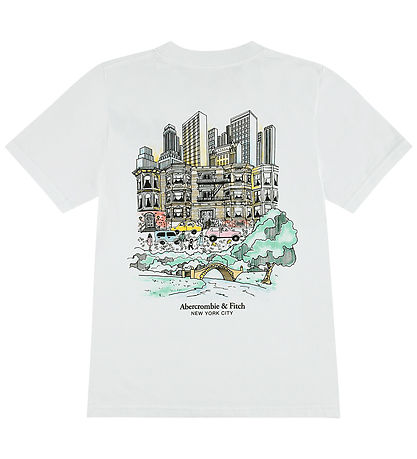 Abercrombie & Fitch T-shirt - NYC - Bright White