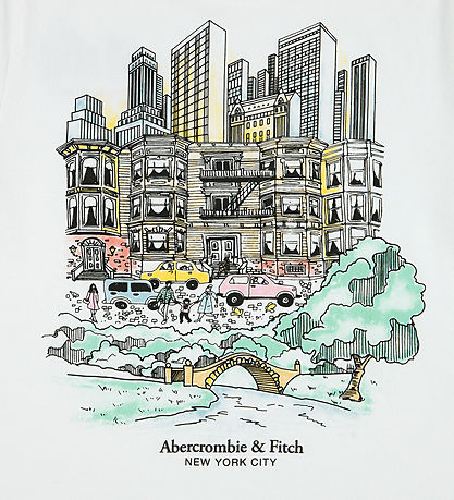 Abercrombie & Fitch T-shirt - NYC - Bright White