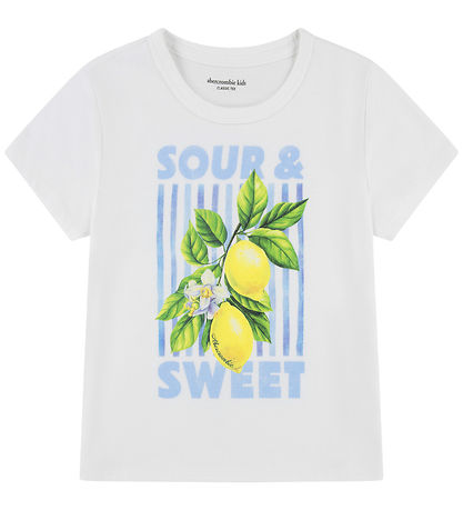 Abercrombie & Fitch T-shirt - Sour & Sweet - Bright White