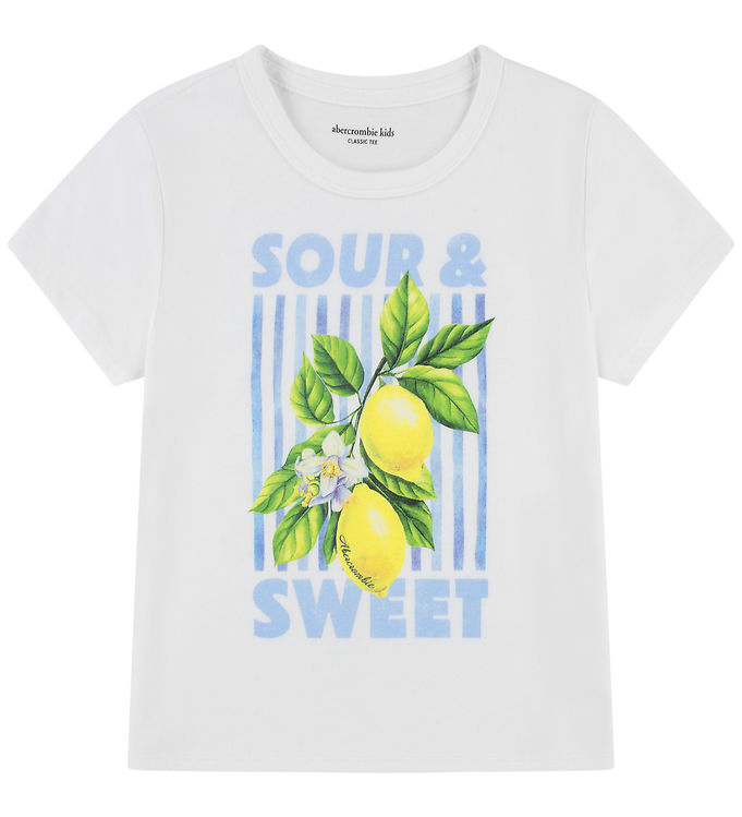 Abercrombie & Fitch T-shirt - Sour & Sweet - Bright White