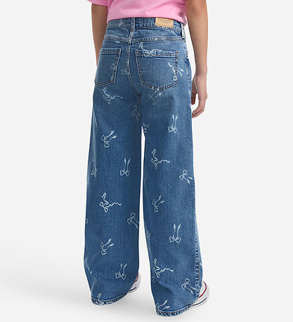 Abercrombie & Fitch Jeans - ANF Dusk m. Sløjfer