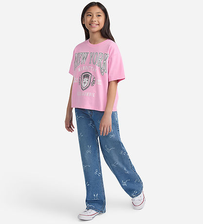 Abercrombie & Fitch Jeans - ANF Dusk m. Sløjfer