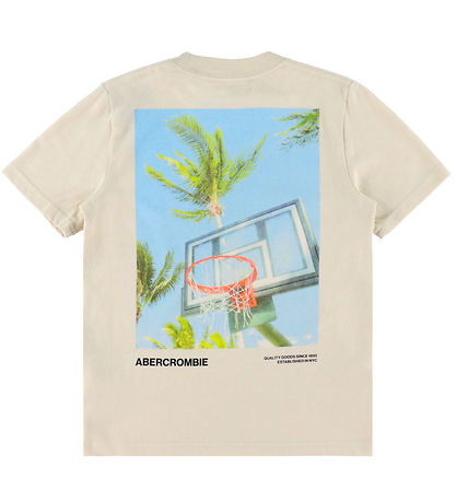 Abercrombie & Fitch T-shirt - Oatmeal