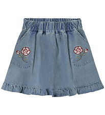 Fliink Nederdel - Don Rose - Medium Denim Blue