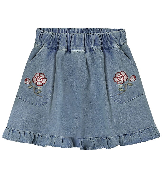 Fliink Nederdel - Don Rose - Medium Denim Blue