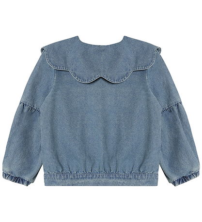 Fliink Denimjakke - Don Rose - Medium Denim Blue