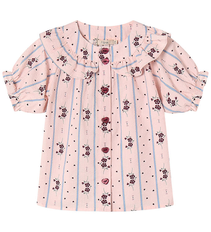 Fliink Top - Colombe - Chalk Pink Aop