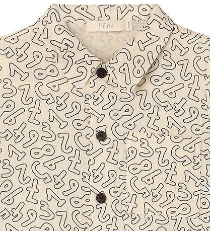 Fliink Skjorte - Musselin - Elmo - Coffee Bean/Sandshell