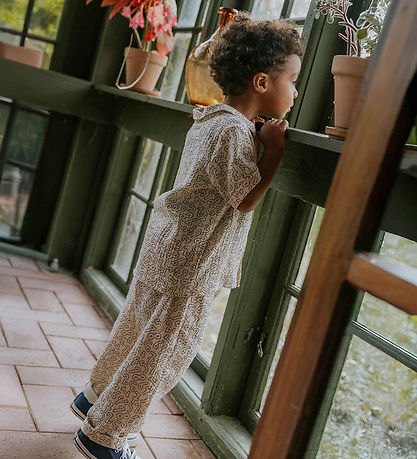 Fliink Skjorte - Musselin - Elmo - Coffee Bean/Sandshell