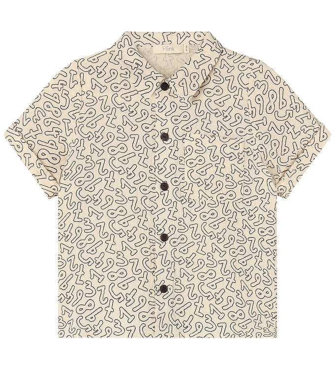 Fliink Skjorte - Musselin - Elmo - Coffee Bean/Sandshell