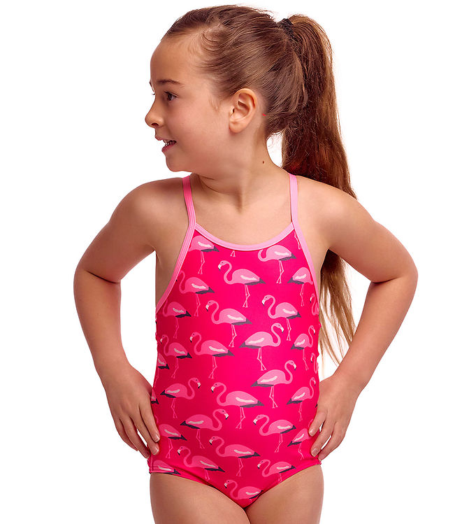 Funkita Badedragt - Printed - Flamingo Go Gos
