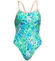Funkita Badedragt - Single Strap - UV50+ - Green Green Grass