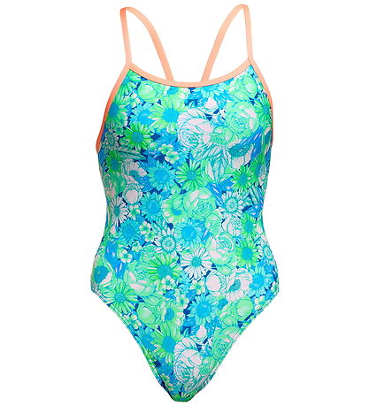 Funkita Badedragt - Single Strap - UV50+ - Green Green Grass