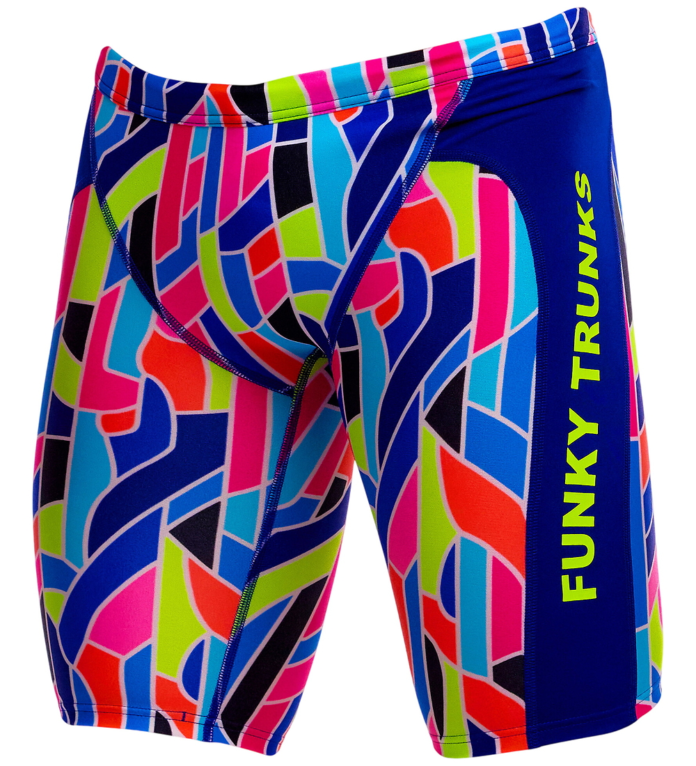 Funkita Caleçons de Bain - Training Brouilleurs - Lignes de fail - Funkita - 14 ans (164) - Maillot de Bain
