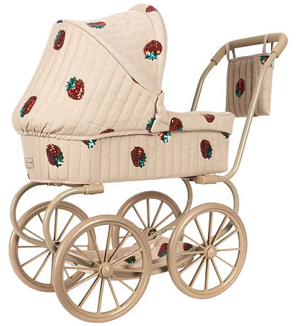 Konges Sløjd Dukkebarnevogn - Minnie - Strawberry
