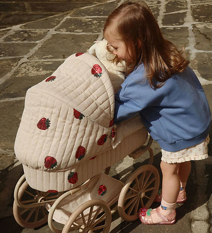 Konges Sløjd Dukkebarnevogn - Minnie - Strawberry