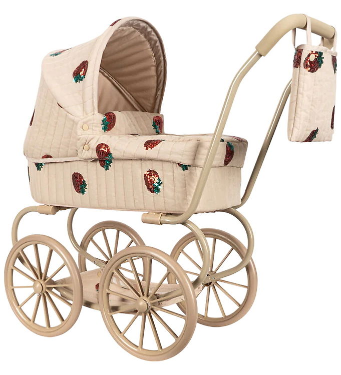 Konges Sløjd Dukkebarnevogn - Minnie - Strawberry