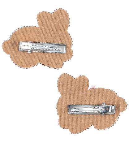 Konges Sløjd Hårspænder - 2-pak - Bunny