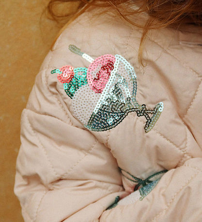 Konges Sløjd Overgangsjakke - Flora Sequin - Gelato