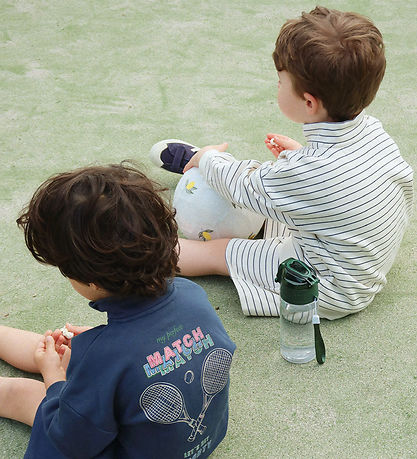 Konges Sløjd Sweatshirt - Half Zip - Lou - Flintstone Stripe