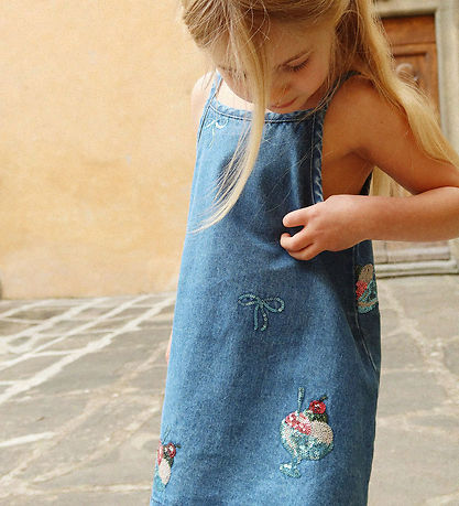 Konges Sløjd Kjole - Denim - Magot - Gelato