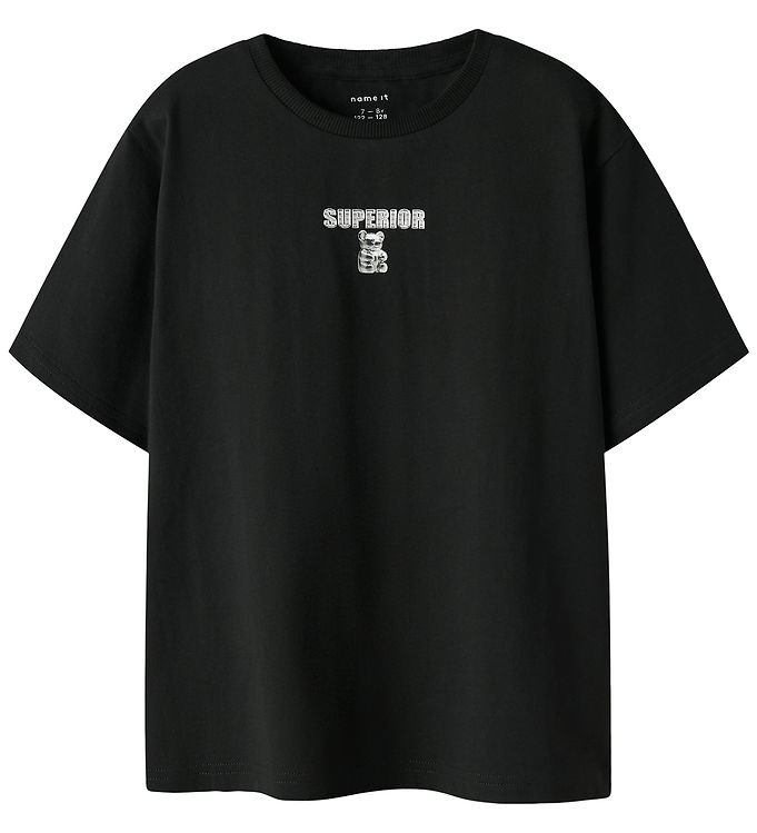 Name It Divol - T-shirt - Sort