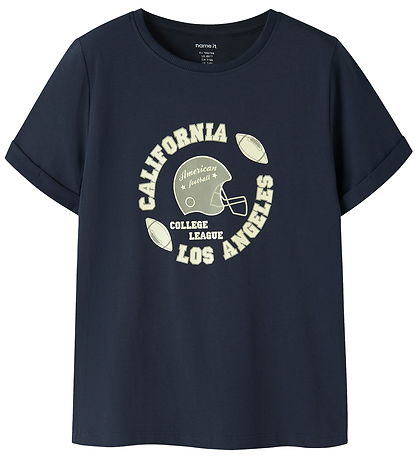 Name It T-shirt - NkmVux - Navy Blazer/College